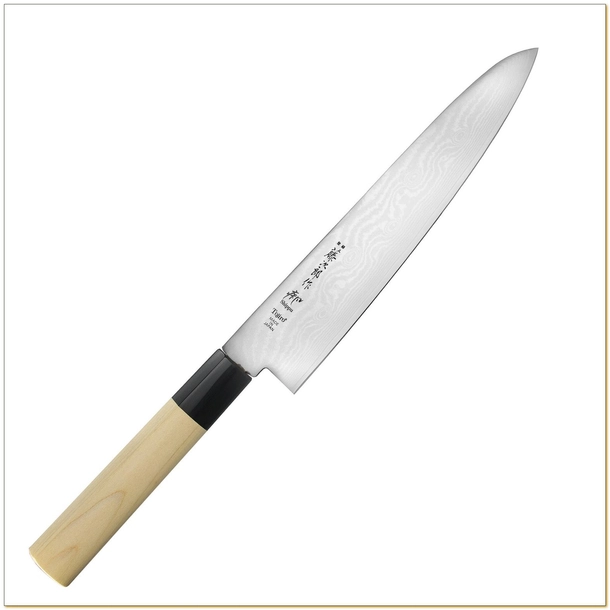 Tojiro - Nóż szefa kuchni 21 cm,  laminat Micarta stal 37 warstw