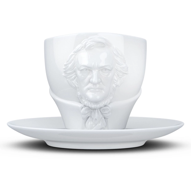 58Products - Porcelanowa filiżanka Richard Wagner - biała - 0,26 l