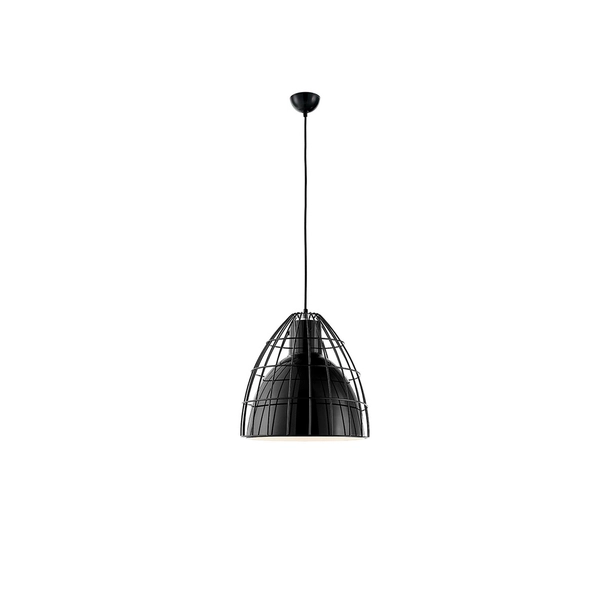 Kaspa - Lampa wisząca Frame - rozmiar L, średnica 37,50 cm, czarna   |   PRODUKT WYCOFANY Z OFERTY