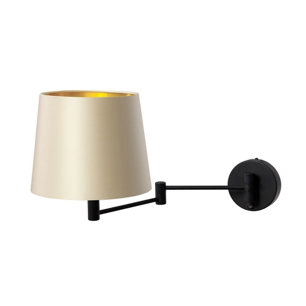 Kaspa - kinkiet lampa ścienna Move - długość 60 cm, szampańsko - złoto - czarna   |     PRODUKT WYCOFANY Z OFERTY